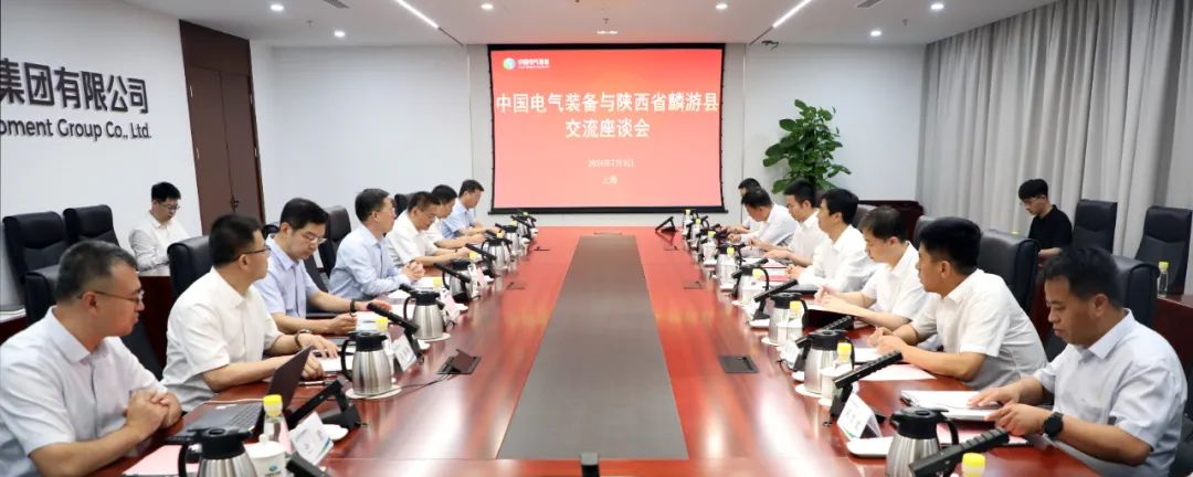 中國電氣裝備黨委書記、董事長李洪鳳會見麟游縣委書記王海剛