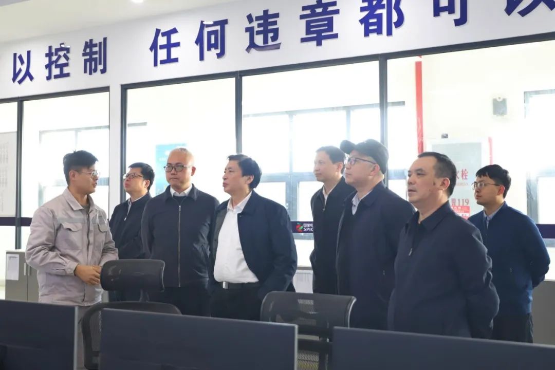 中國工程院院士謝和平調(diào)研前詹風(fēng)電、前詹港電