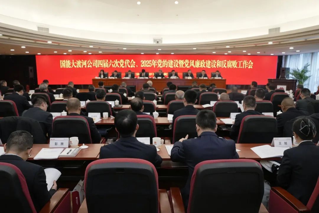 國能大渡河公司召開四屆六次黨代會、2025年黨的建設(shè)暨黨風(fēng)廉政建設(shè)和反腐敗工作會